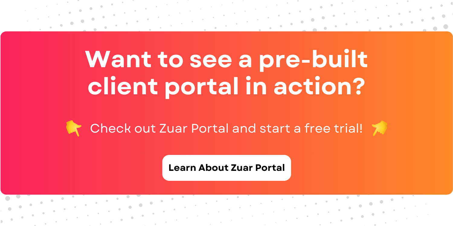 Zuar Portal CTA