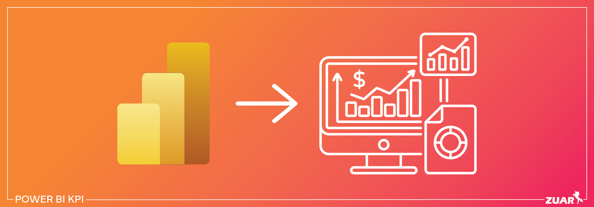 How to visualize Power BI KPIs