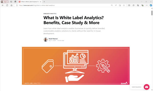 White Label Analytics Article